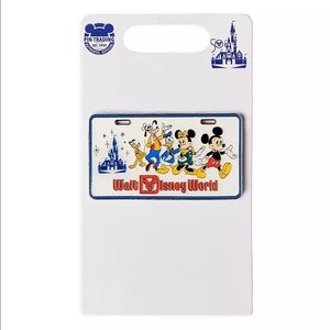 Mickey Mouse and Friends License Plate Pin – Walt Disney World 50th Anniversary